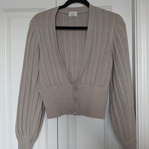 Aritzia Wilfred New Plunge Cardigan
